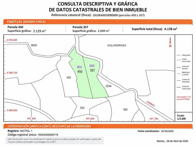 Rakentamaton maa myytävänä paikassa Itrabo - 60 000 € (Ref: 10055510)