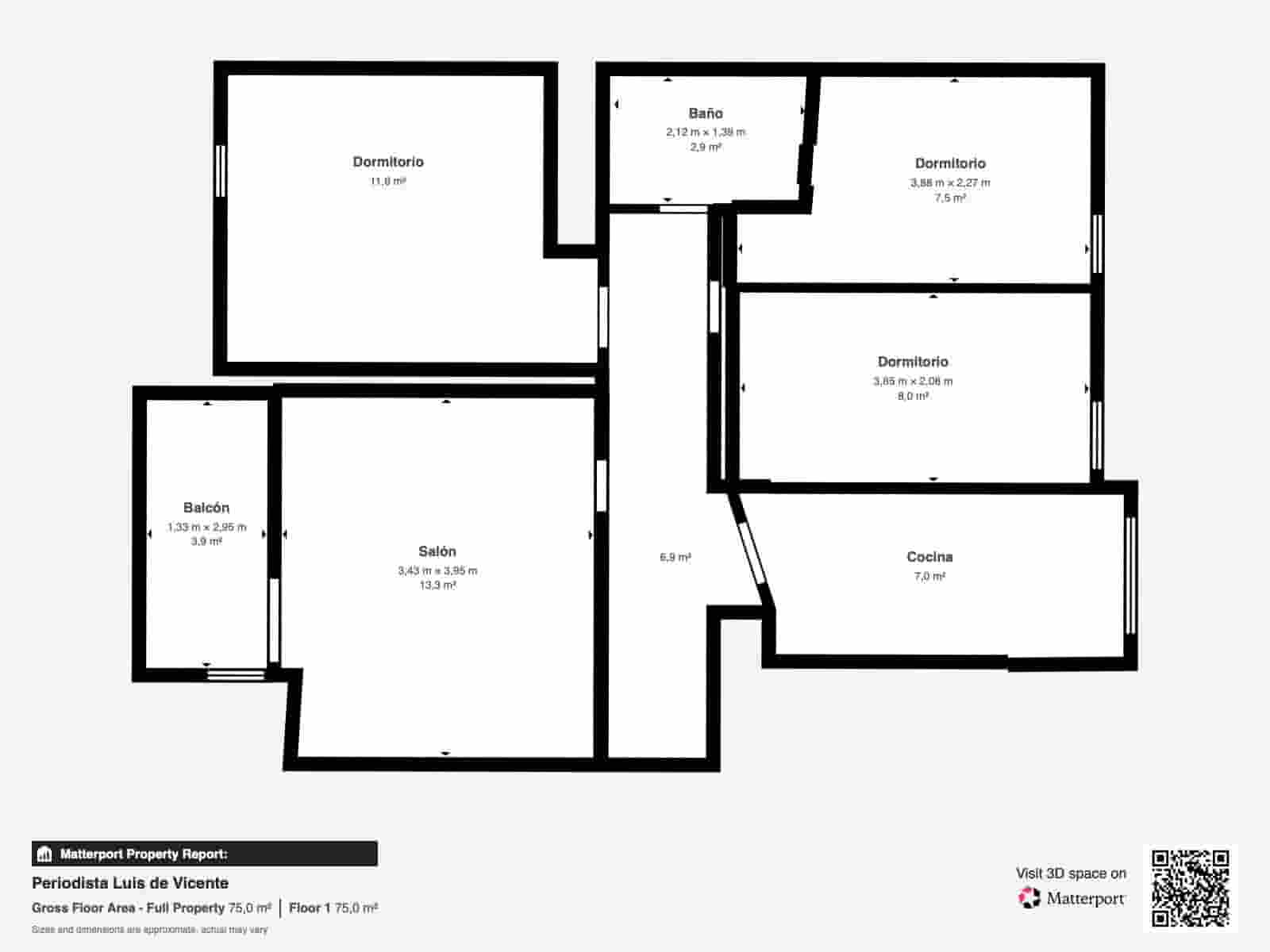 3 camera da letto Appartamento in vendita in Granada citta - 145.000 € (Rif: 10089629)
