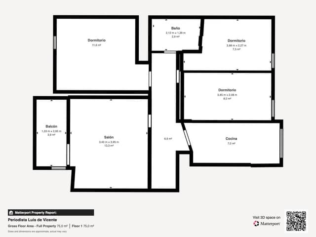 3 camera da letto Appartamento in vendita in Granada città - 145.000 € (Rif: 10089629)
