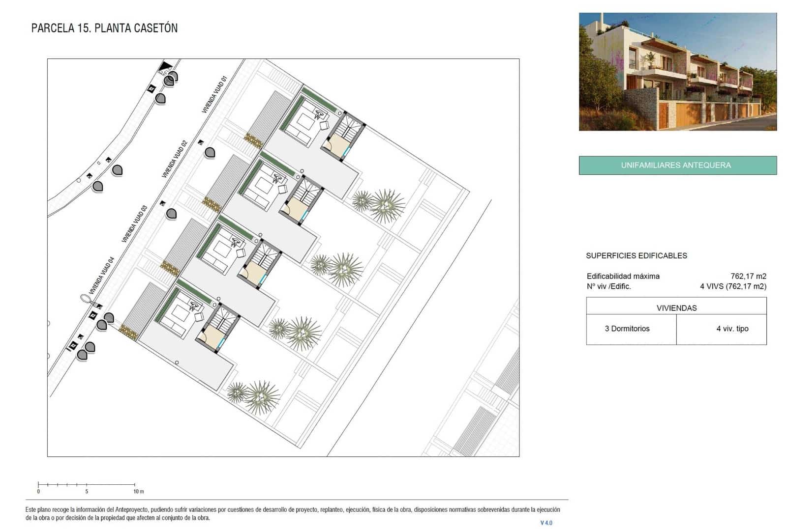 3 camera da letto Villetta a Schiera in vendita in Antequera con piscina garage - 389.900 € (Rif: 10180819)