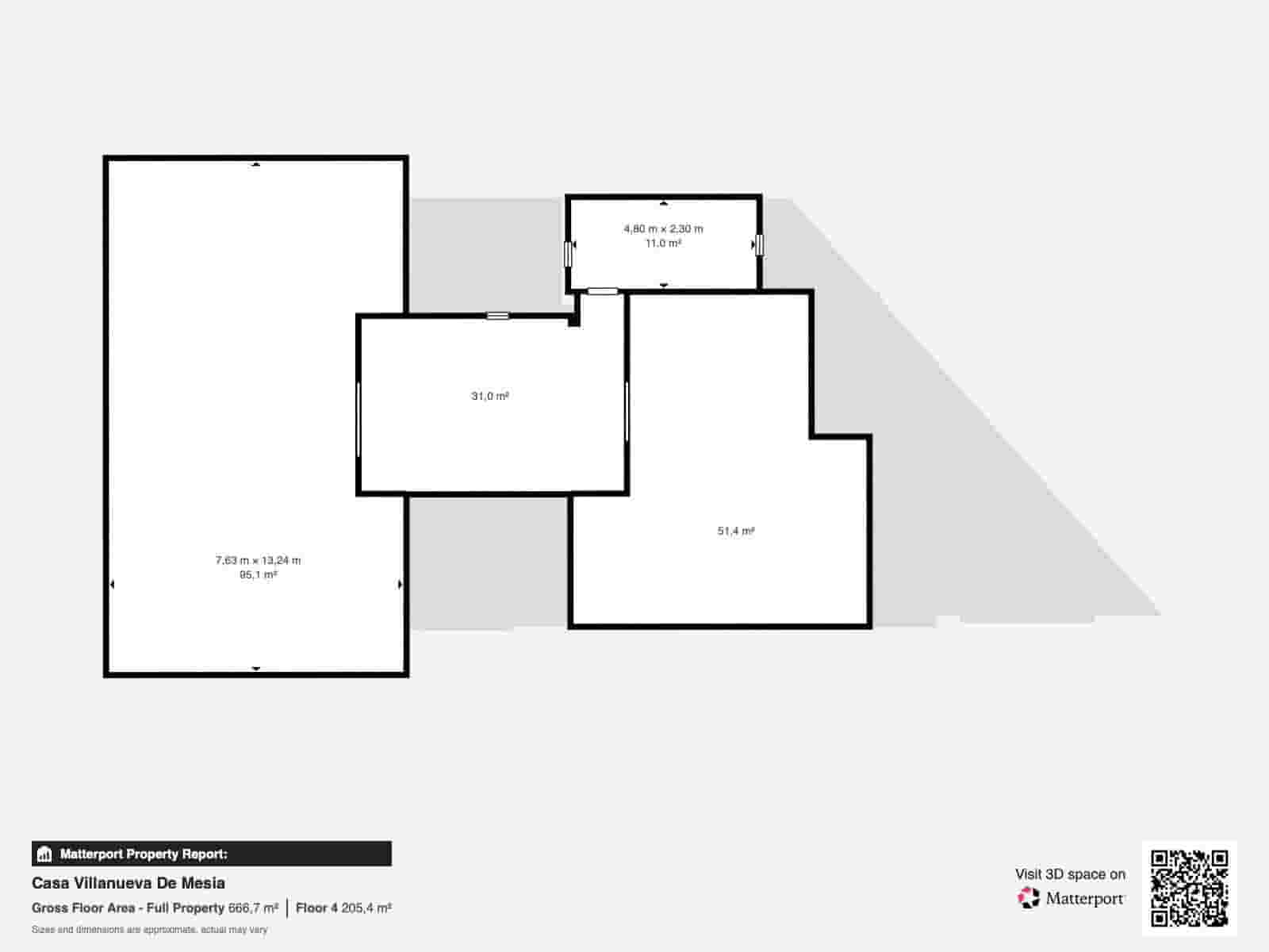 5 soveværelse Byhus til salg i Villanueva Mesia med garage - € 390.000 (Ref: 10187300)