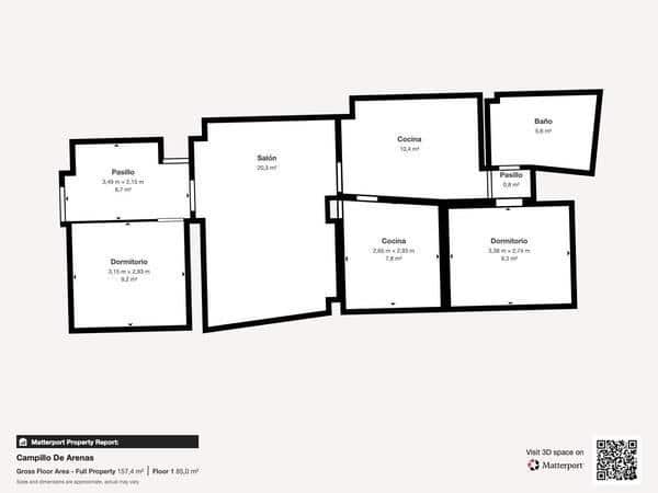 6 quarto Casa em Banda para venda em Campillo de Arenas - 63 500 € (Ref: 9204761)