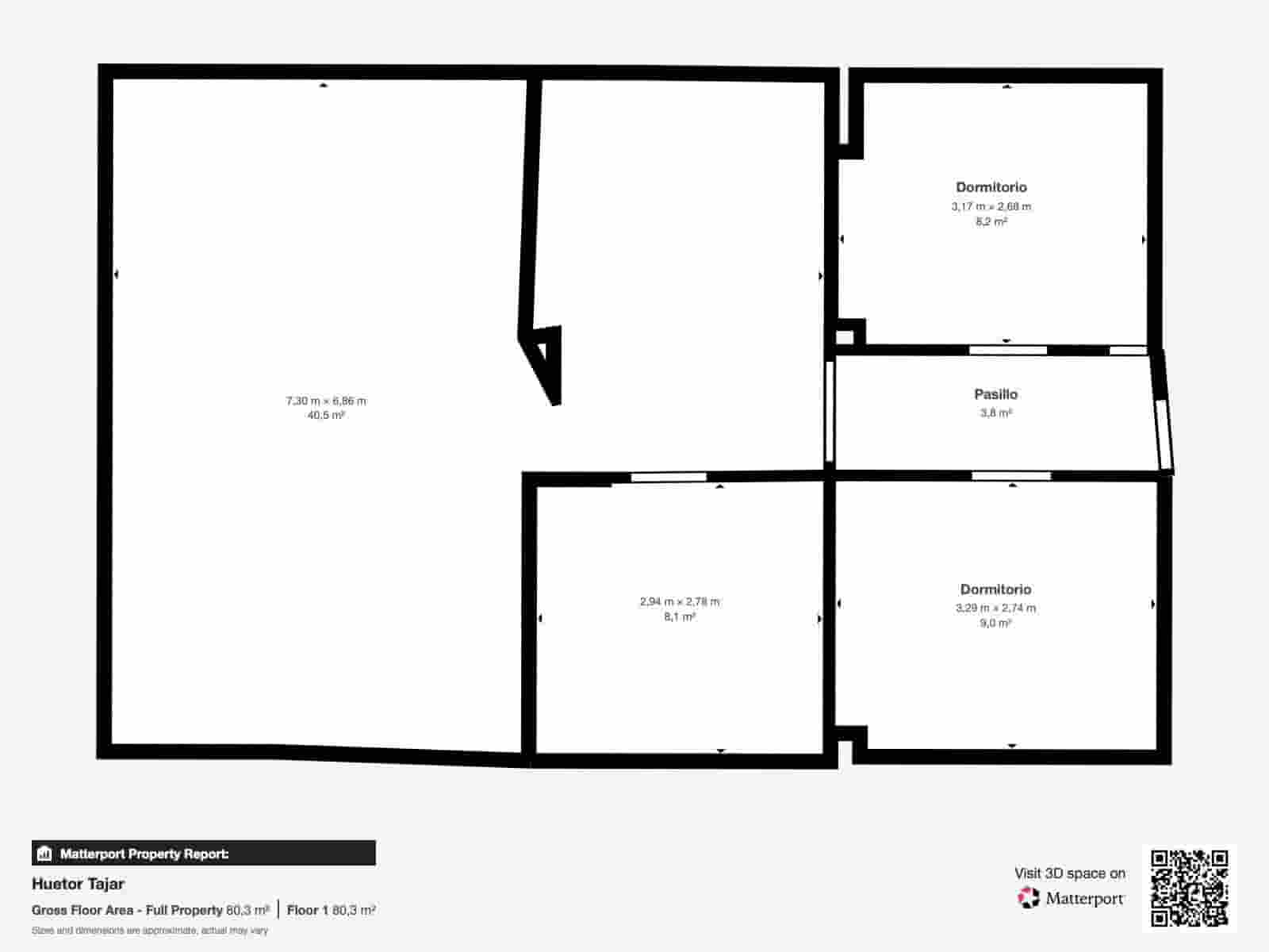 3 bedroom Terraced Villa for sale in Huetor Tajar - € 72,500 (Ref: 9362532)