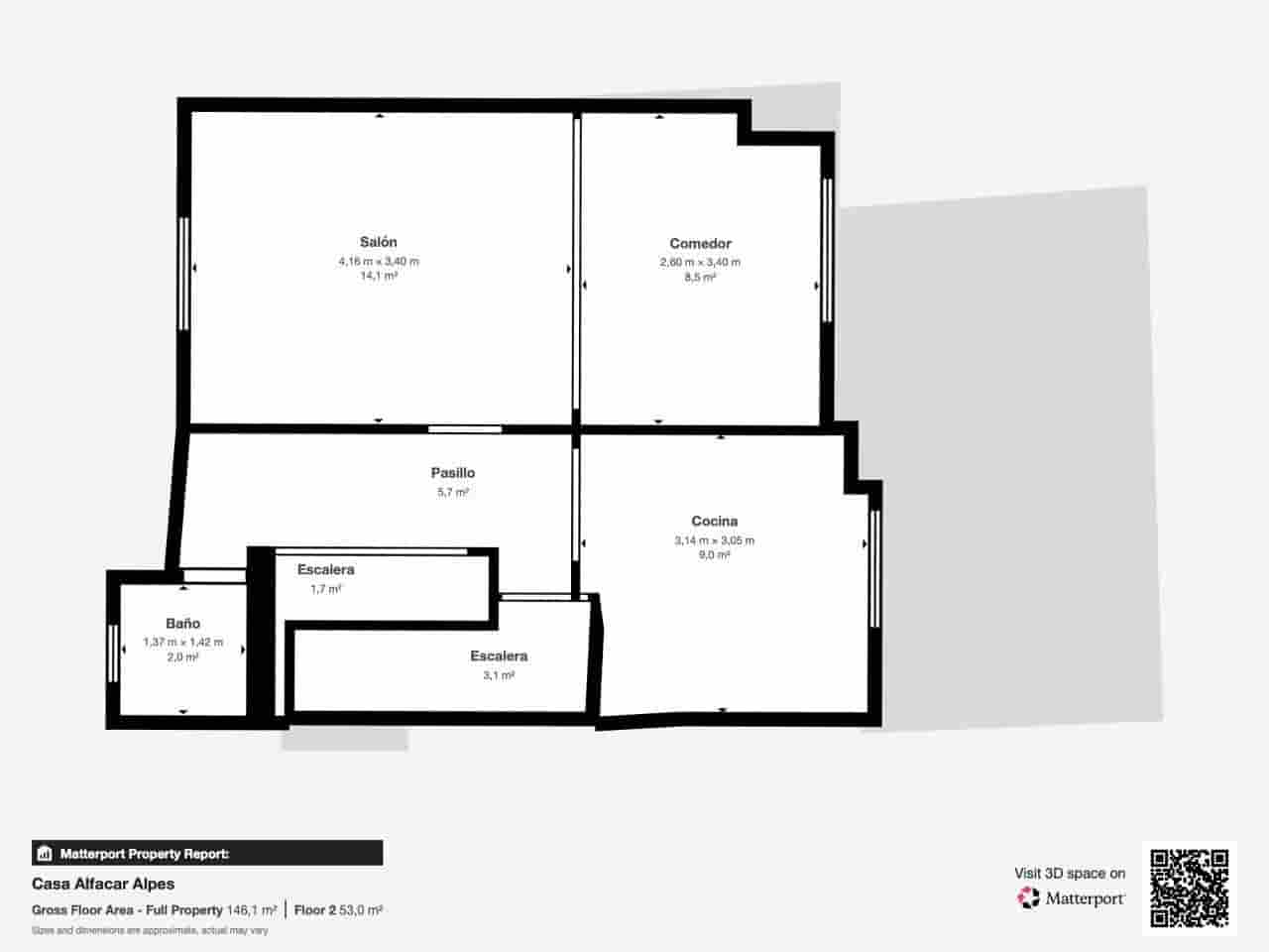 3 slaapkamer Rijtjeshuis te koop in Alfacar met garage - € 209.900 (Ref: 9437619)