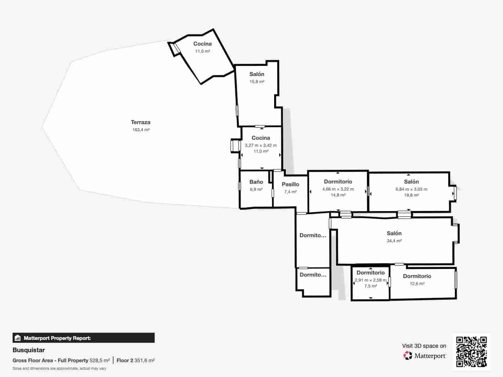 6 sypialnia Finka/Dom wiejski na sprzedaż w Busquistar z garażem - 149 900 € (Ref: 9450463)