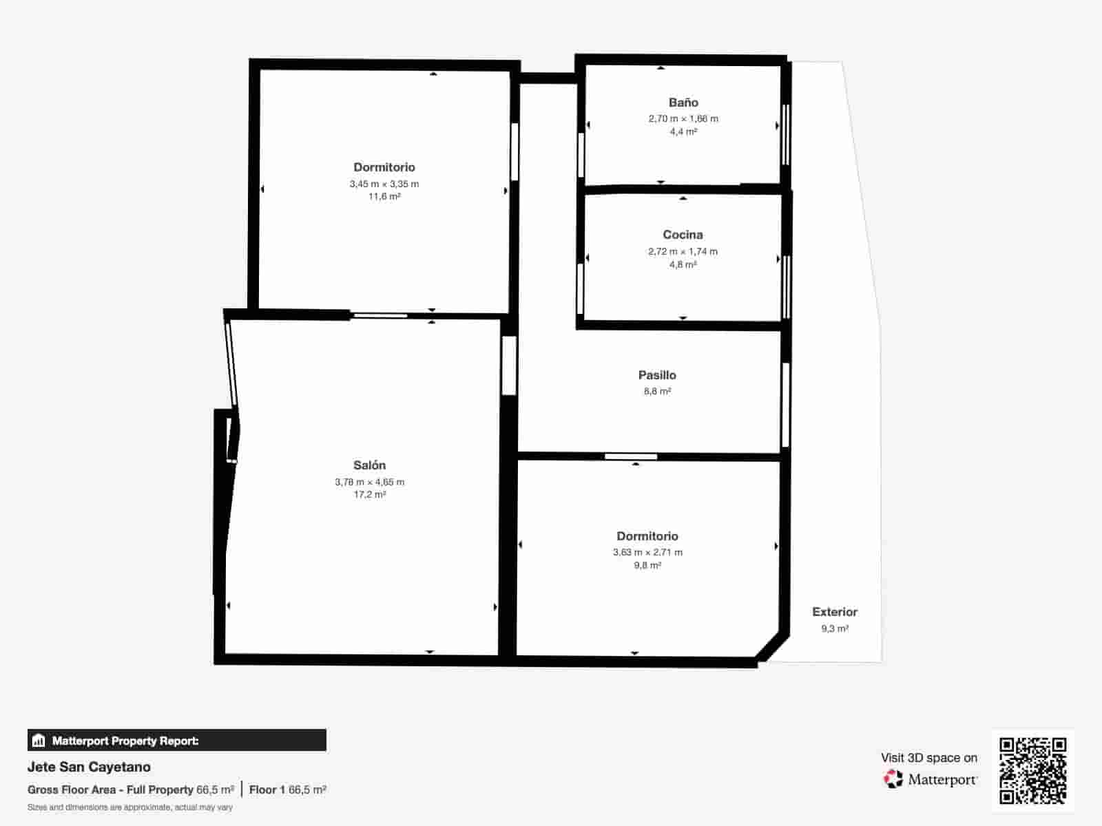 2 sovrum Hus till salu i Jete - 90 000 € (Ref: 9474328)