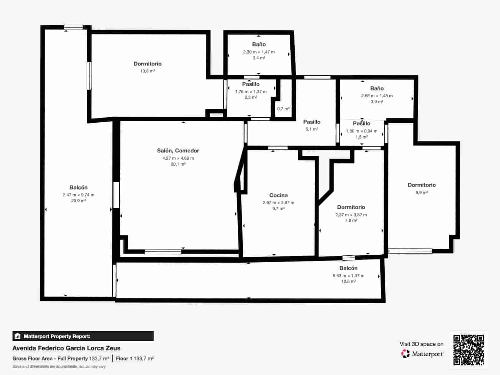 3 bedroom Flat for sale in Granada city with pool garage - € 440,000 (Ref: 9519217)