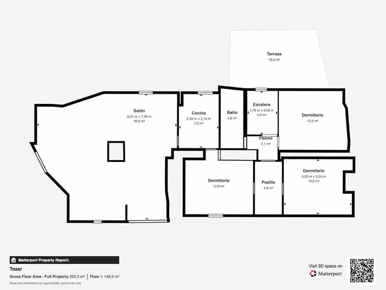 6 bedroom Townhouse for sale in Tozar - € 119,900 (Ref: 9586731)
