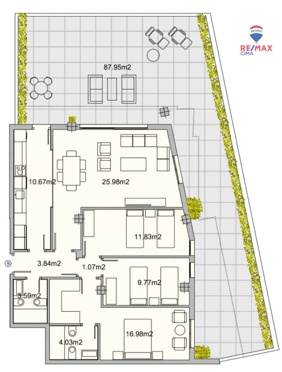 3 bedroom Apartment for sale in Almeria city with pool - € 311,000 (Ref: 9656285)