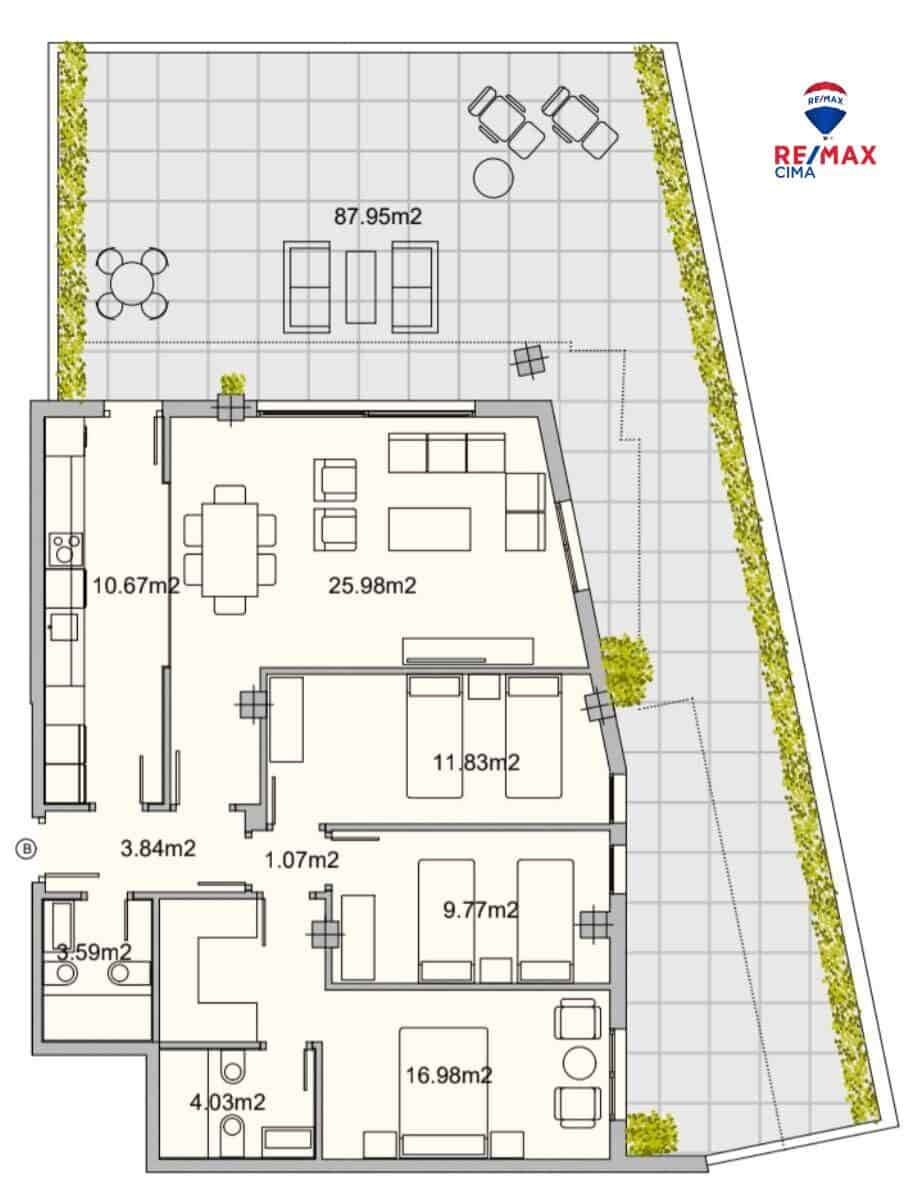 3 bedroom Apartment for sale in Almeria city with pool - € 311,000 (Ref: 9656285)