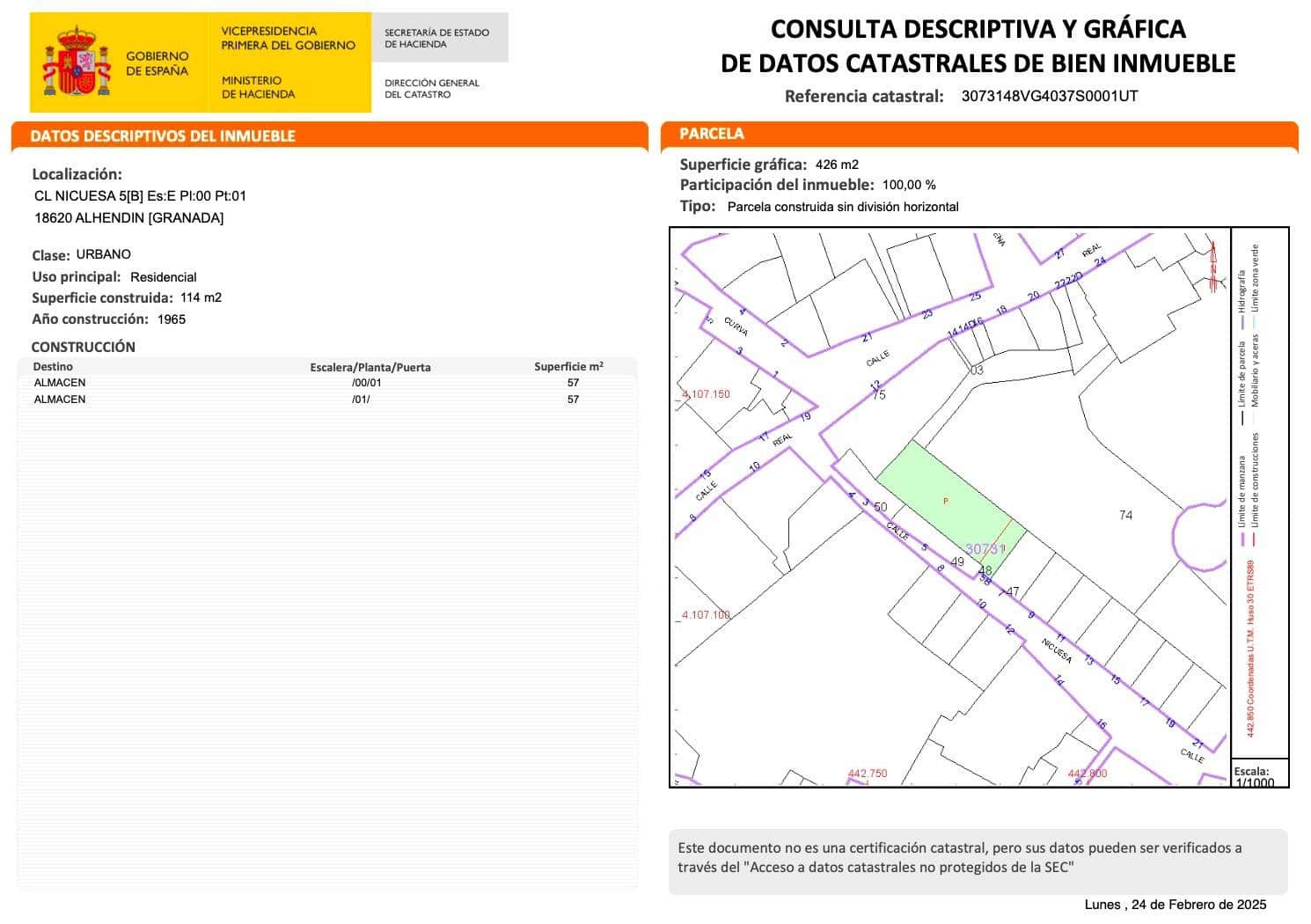 Building Plot for sale in Alhendin - € 227,000 (Ref: 9698951)