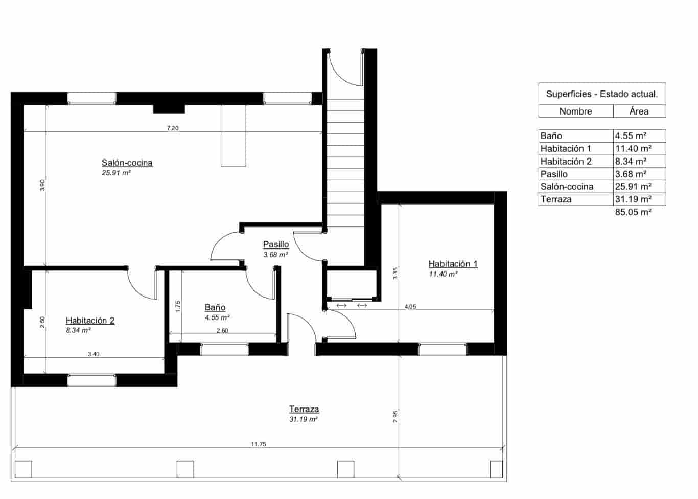 2 soveværelse Penthouse til salg i Velefique med garage - € 110.000 (Ref: 9712190)