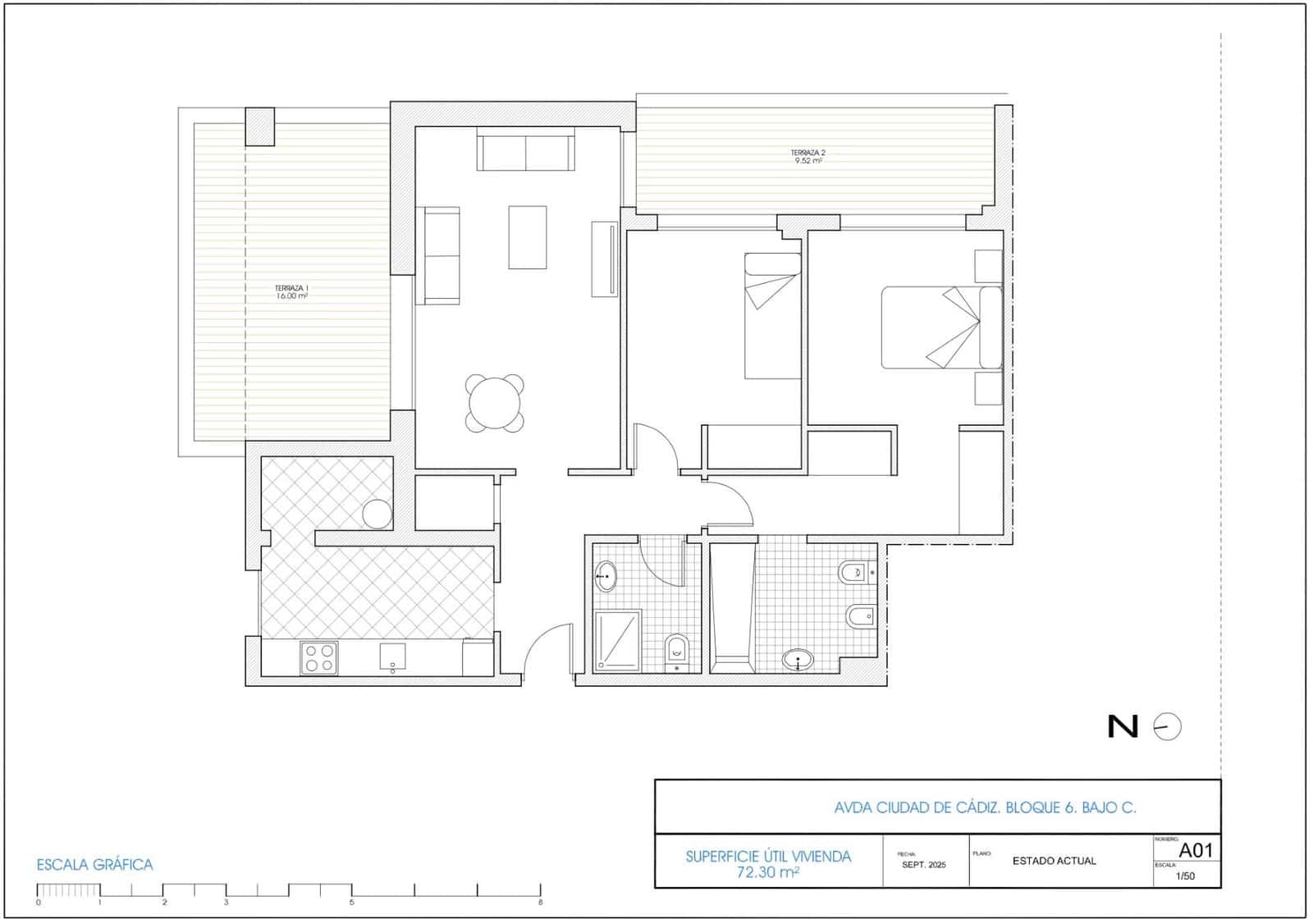 2 camera da letto Appartamento sulla Spiaggia in vendita in Roquetas de Mar con piscina garage - 265.000 € (Rif: 9791256)