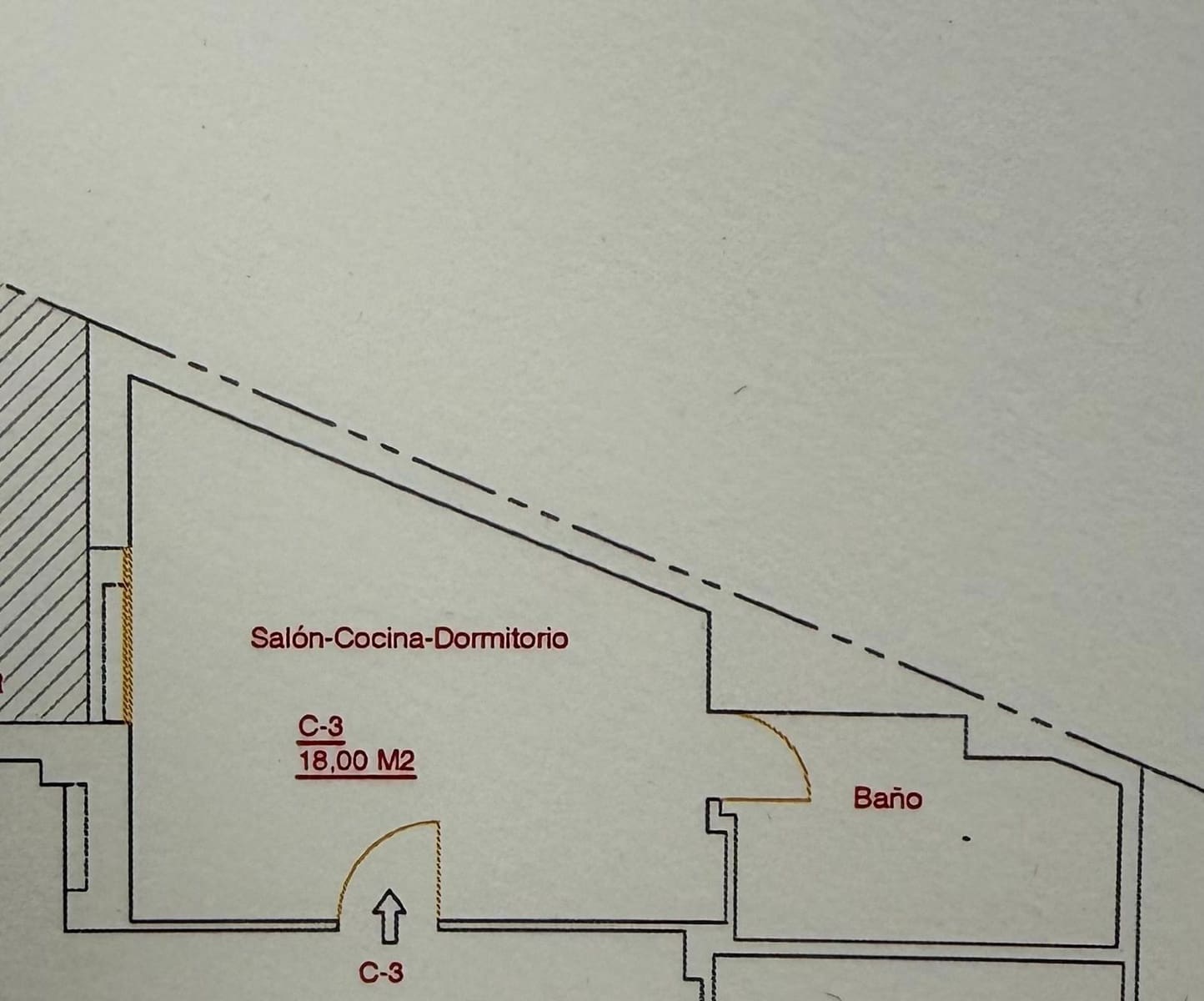 Studio for rent in Granada city - € 500 (Ref: 9804542)