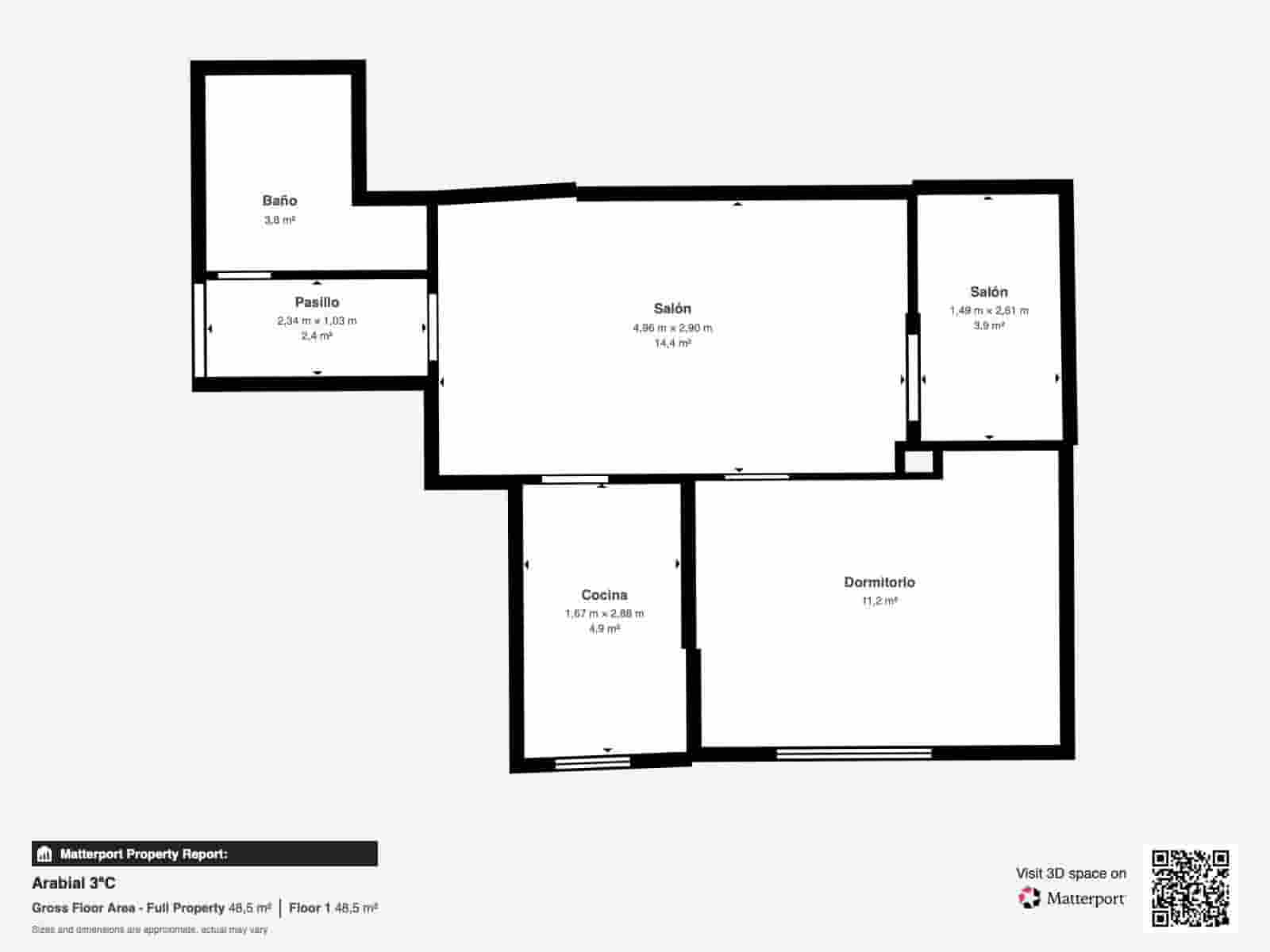 1 soverom Leilighet til salgs i Granada by - € 195 000 (Ref: 9806646)