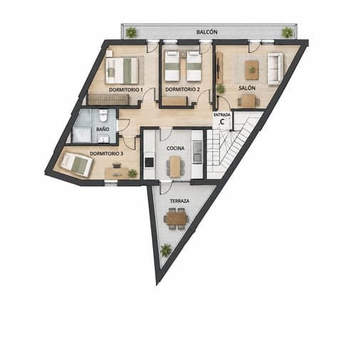 5 sovrum Semi-fristående Villa till salu i Armilla med garage - 290 000 € (Ref: 9818079)
