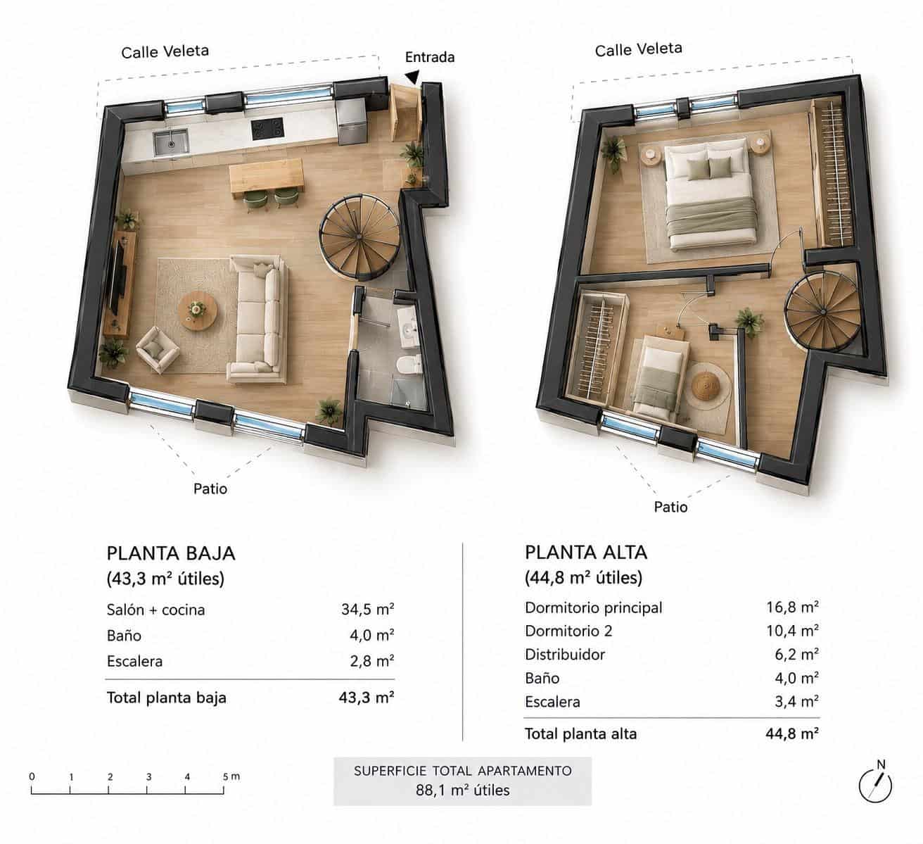 5 soveværelse Semi-Rækkehus til salg i Armilla med garage - € 290.000 (Ref: 9818079)