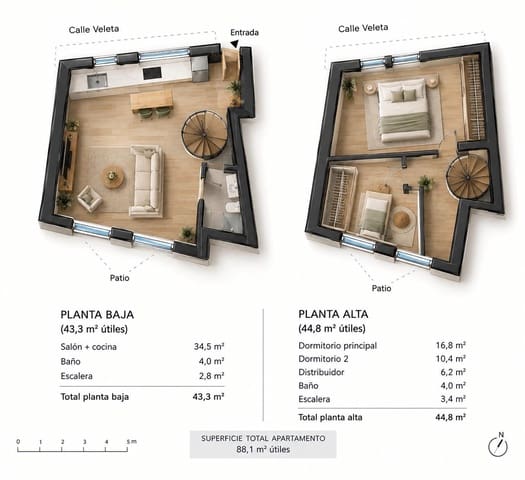 5 sovrum Semi-fristående Villa till salu i Armilla med garage - 290 000 € (Ref: 9818079)
