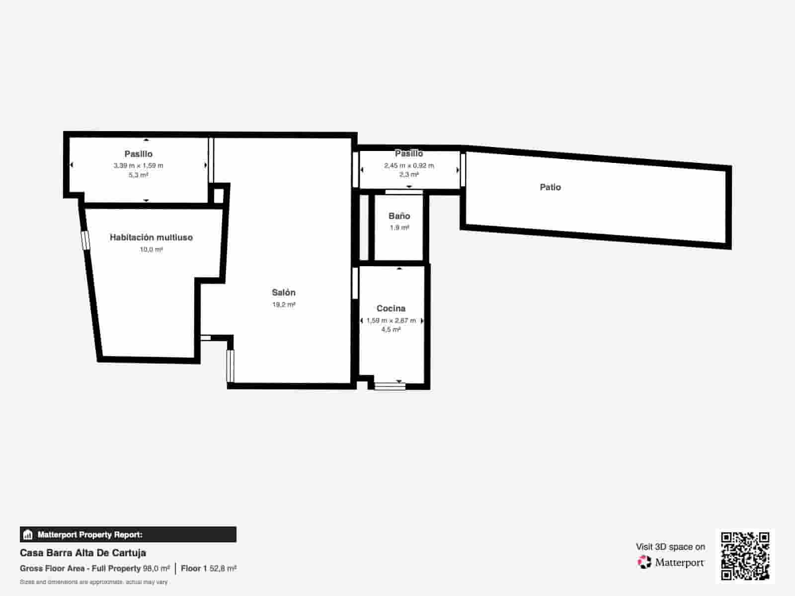 5 sovrum Radhus till salu i Granada stad - 298 000 € (Ref: 9892550)