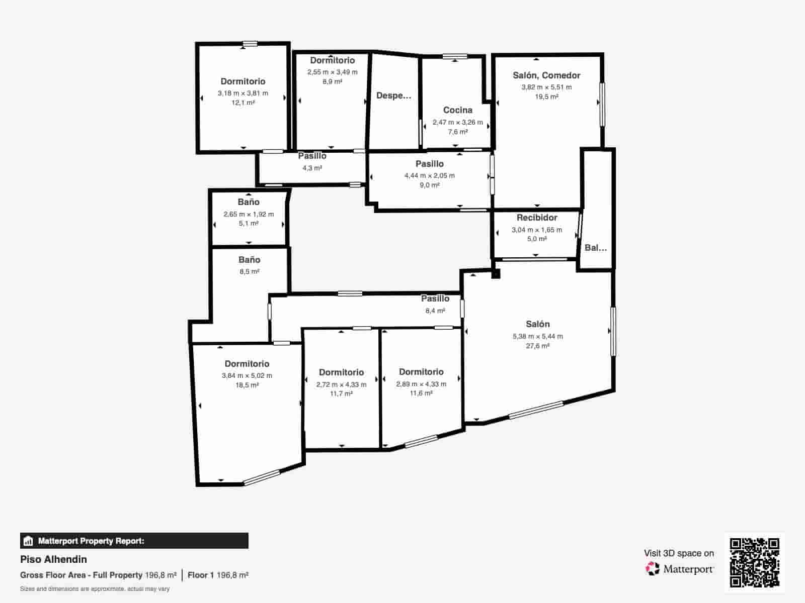 6 bedroom Flat for sale in Alhendin with garage - € 190,000 (Ref: 9913348)