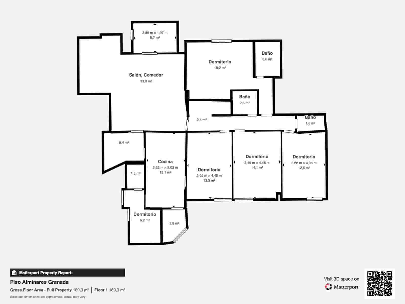 4 sypialnia Mieszkanie na sprzedaż w Miasto Grenada z basenem garażem - 395 000 € (Ref: 9965465)