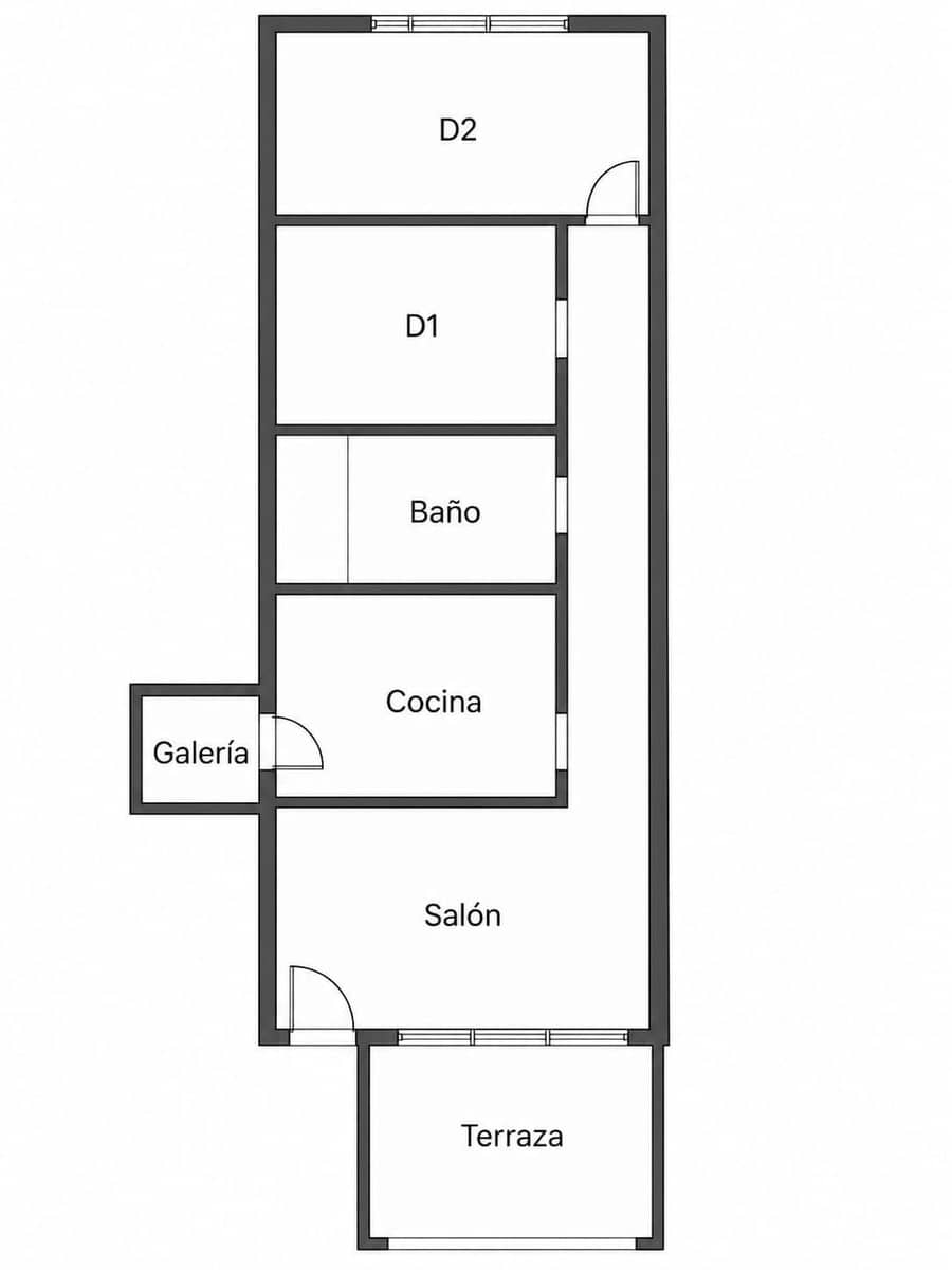 2 bedroom Apartment for sale in Torrevieja - € 145,000 (Ref: 10018972)