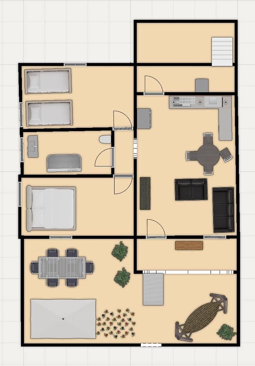 2 soveværelse Bungalow til salg i Aguas Nuevas med swimmingpool - € 175.000 (Ref: 8348864)