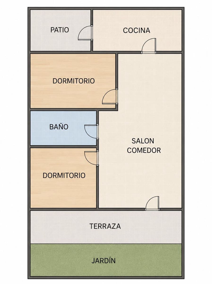 2 makuuhuone Bungalow myytävänä paikassa Aguas Nuevas mukana uima-altaan - 179 900 € (Ref: 9873679)