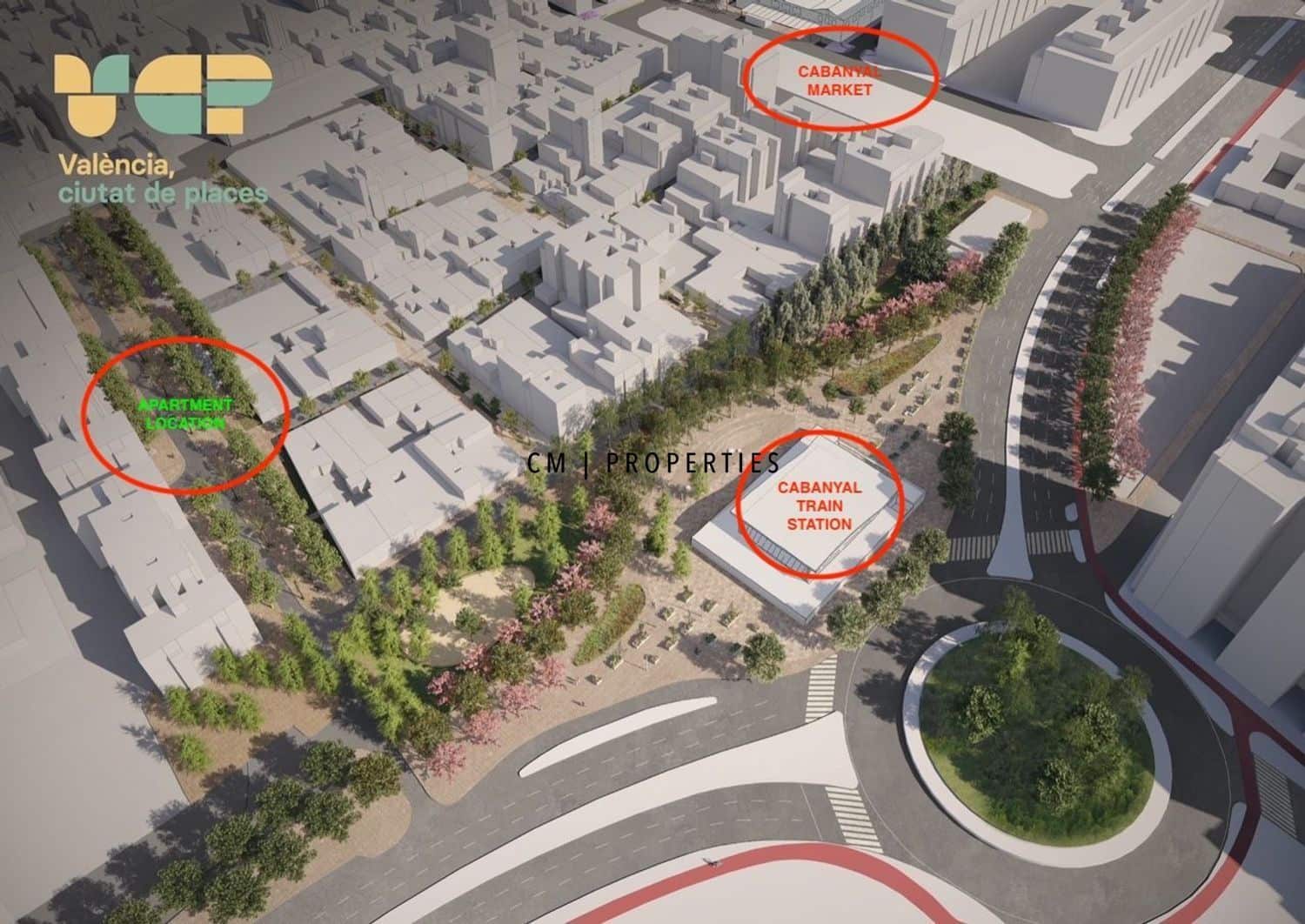 2 sovrum Lägenhet att hyra i Valencia stad - 1 400 € (Ref: 10077307)