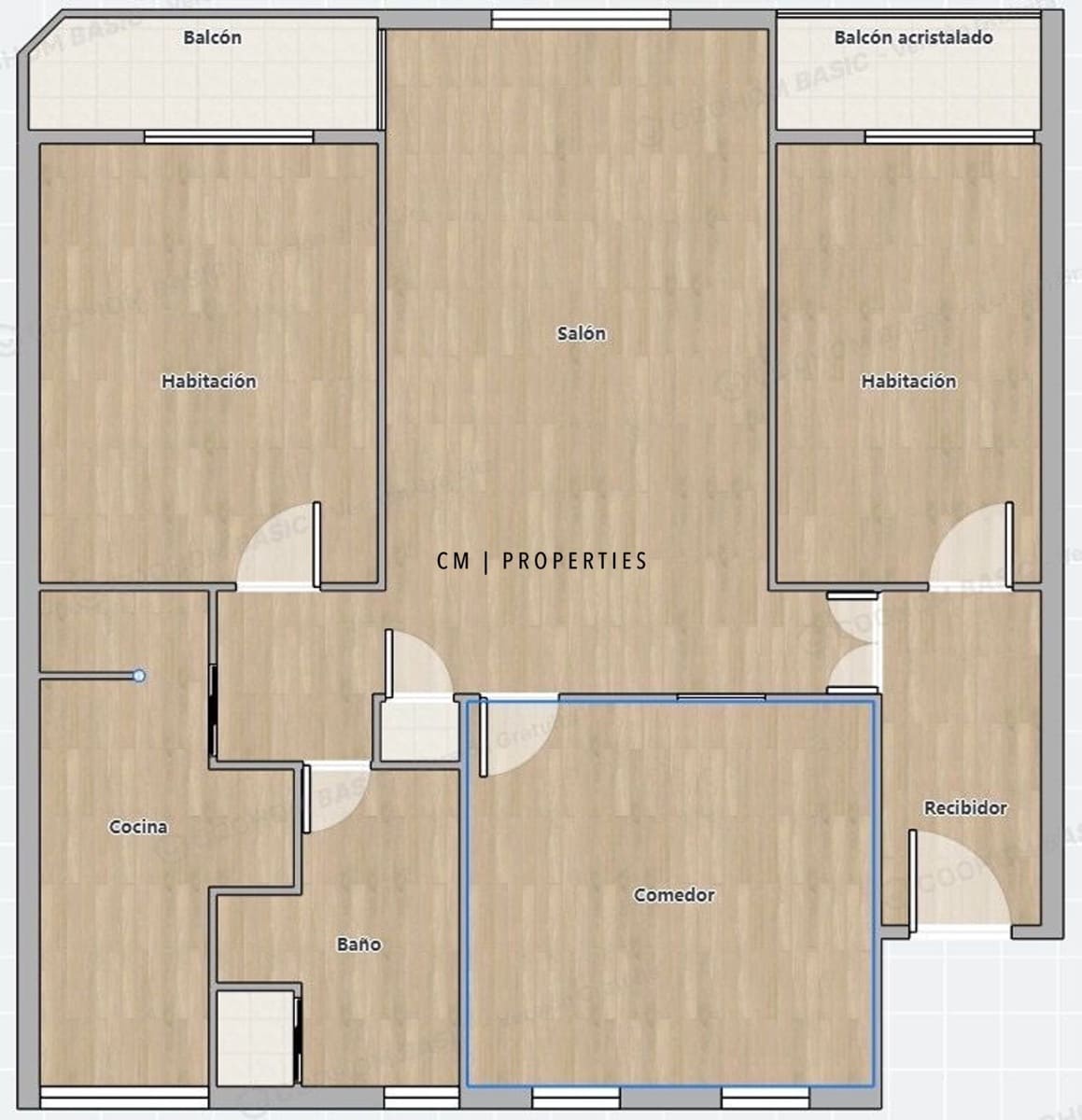 3 soverom Leilighet til salgs i Valencia by - € 388 000 (Ref: 10113288)