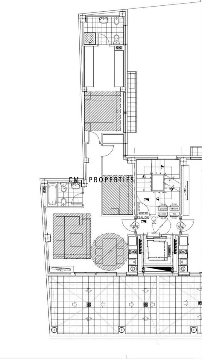 Ático de 2 habitaciones en València ciudad en alquiler - 2.000 € (Ref: 10154099)