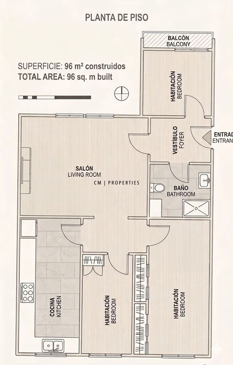 4 bedroom Flat for rent in Valencia city - € 1,590 (Ref: 10158697)