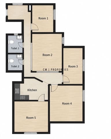 5 bedroom Flat for sale in Valencia city - € 230,000 (Ref: 10172280)