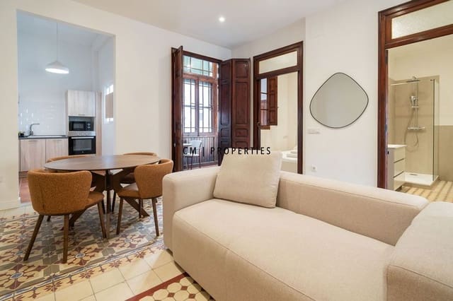 2 slaapkamer Flat te huur in Poblats Maritims, Valencia stad - € 1.700 (Ref: 10183865)