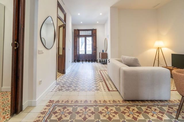 2 slaapkamer Flat te huur in Poblats Maritims, Valencia stad - € 1.700 (Ref: 10183865)