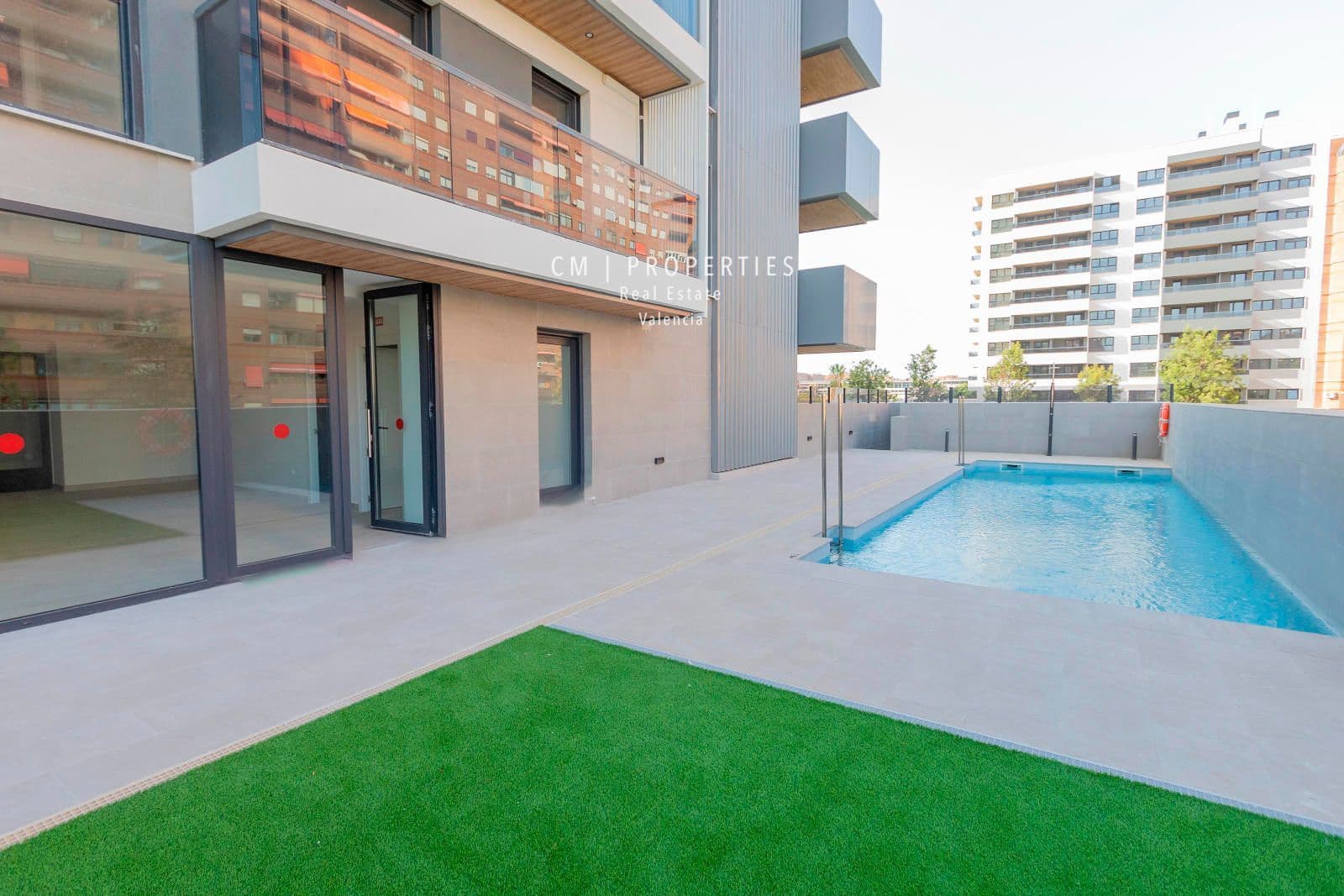 4 Zimmer Wohnung zu vermieten in Valencia Stadt mit Pool Garage - 4.500 € (Ref: 8345902)