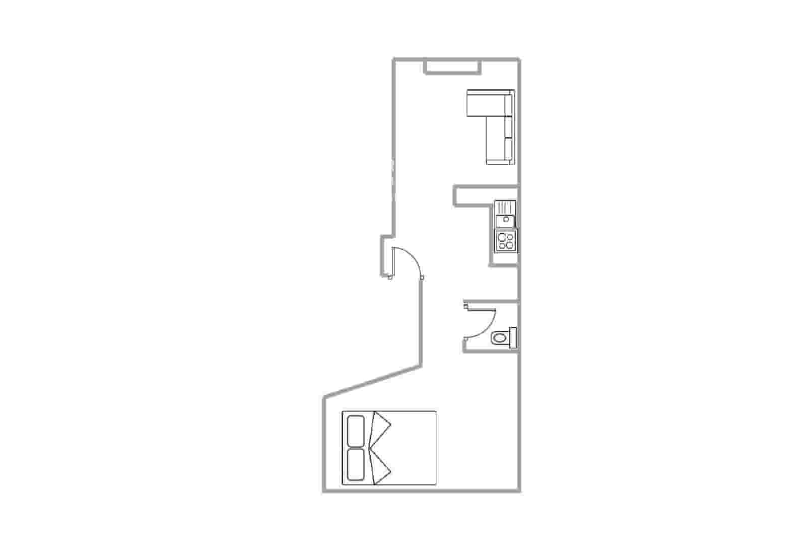 1 soveværelse Lejlighed til salg i Valencia by - € 299.000 (Ref: 8395651)