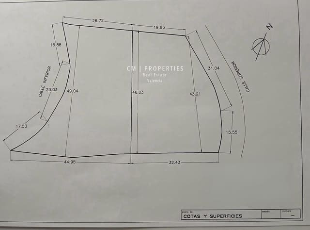 Tontti myytävänä paikassa Chiva - 600 000 € (Ref: 8439783)