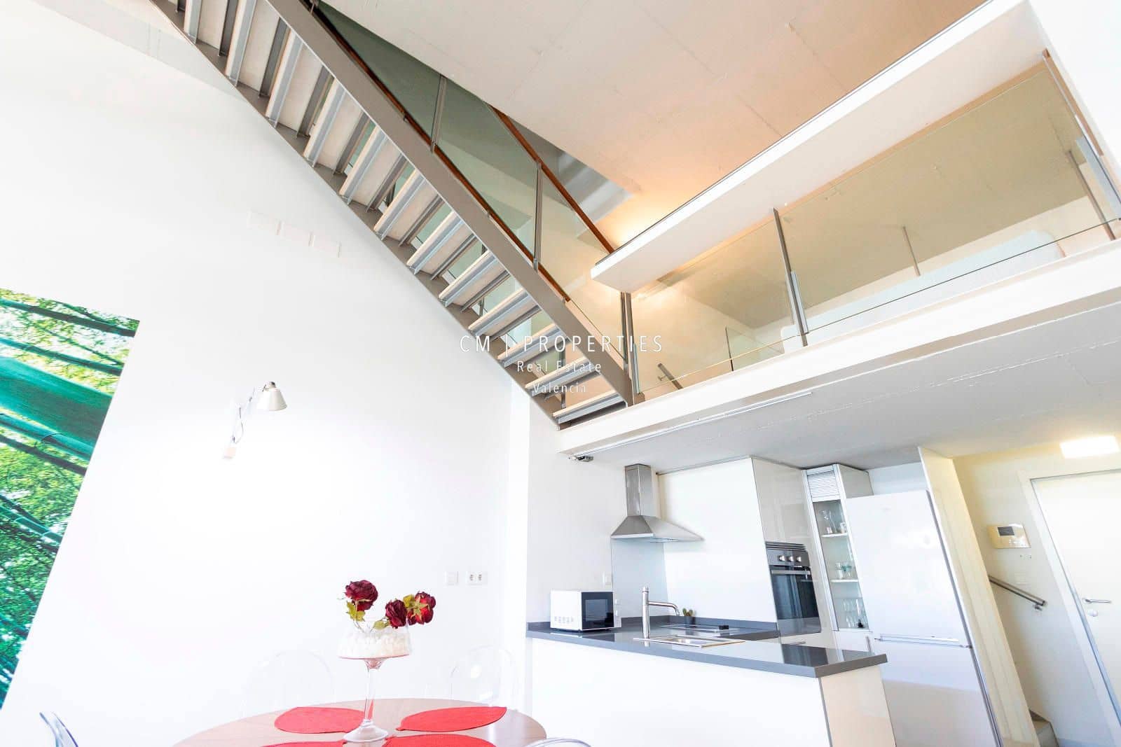 1 camera da letto Attico da affittare in Valencia citta con piscina garage - 1.250 € (Rif: 8634065)