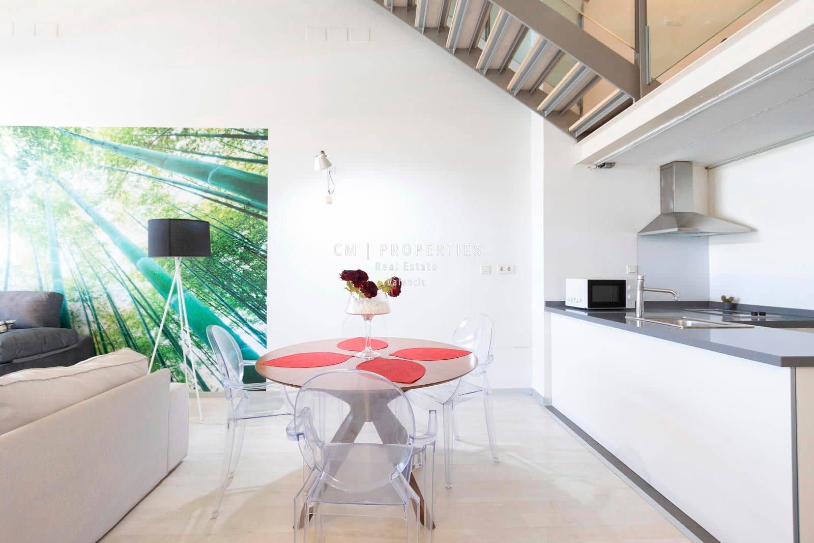 1 camera da letto Attico da affittare in Valencia citta con piscina garage - 1.250 € (Rif: 8634065)