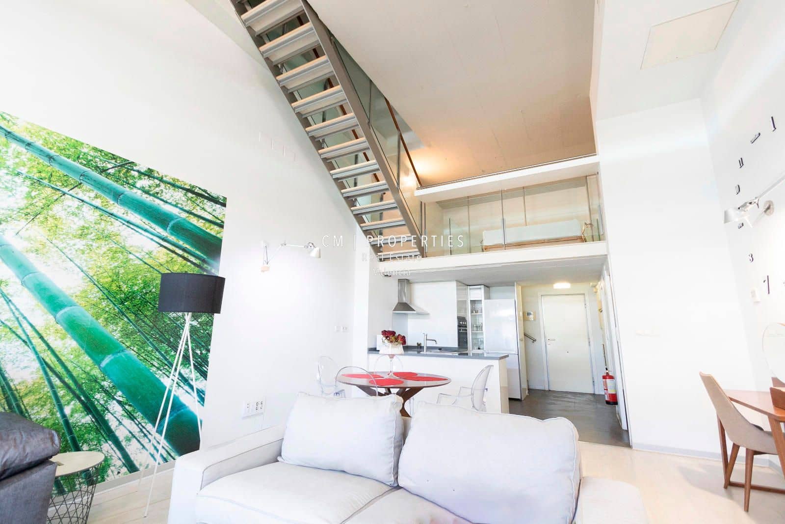 1 camera da letto Attico da affittare in Valencia citta con piscina garage - 1.250 € (Rif: 8634065)