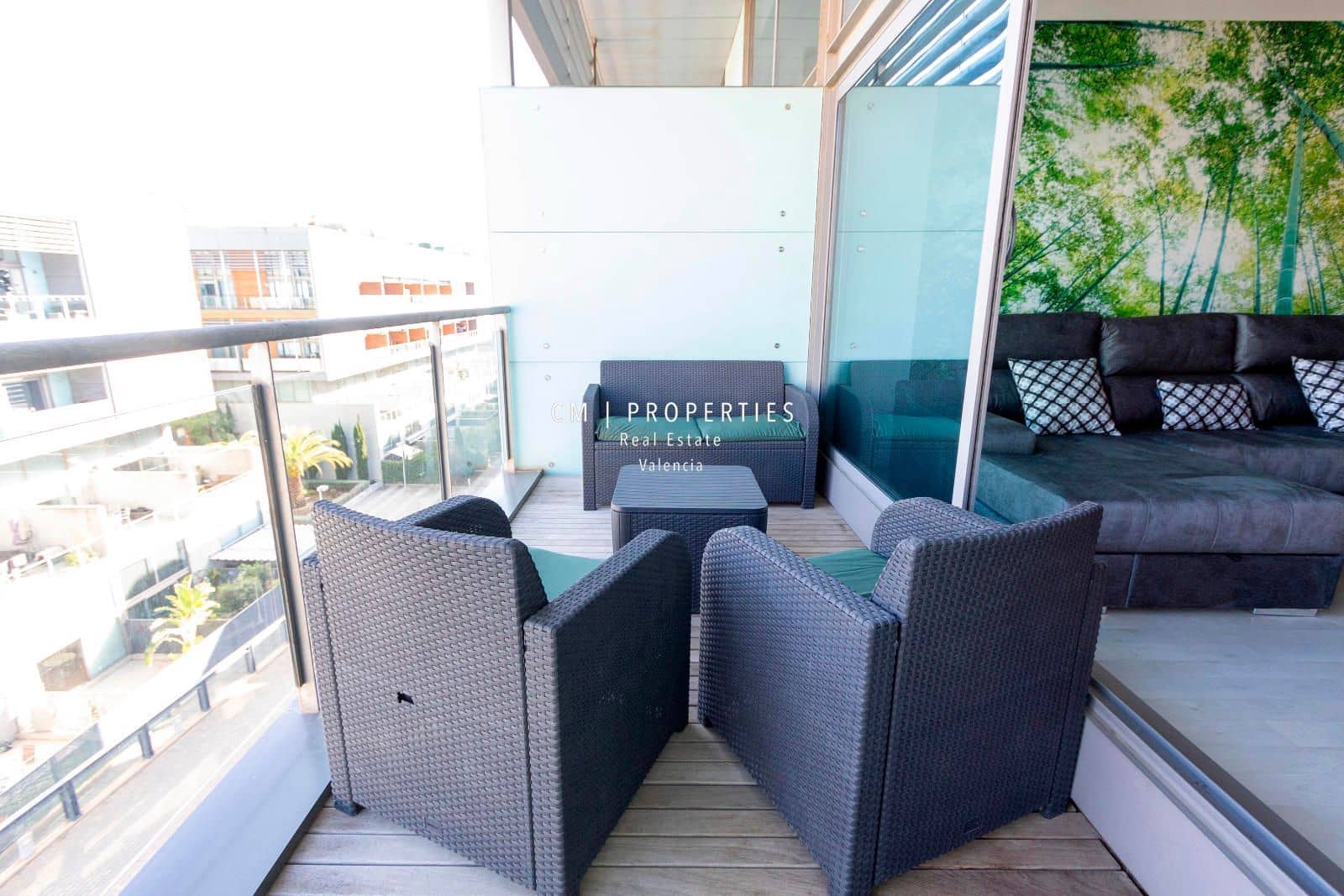 1 camera da letto Attico da affittare in Valencia citta con piscina garage - 1.250 € (Rif: 8634065)