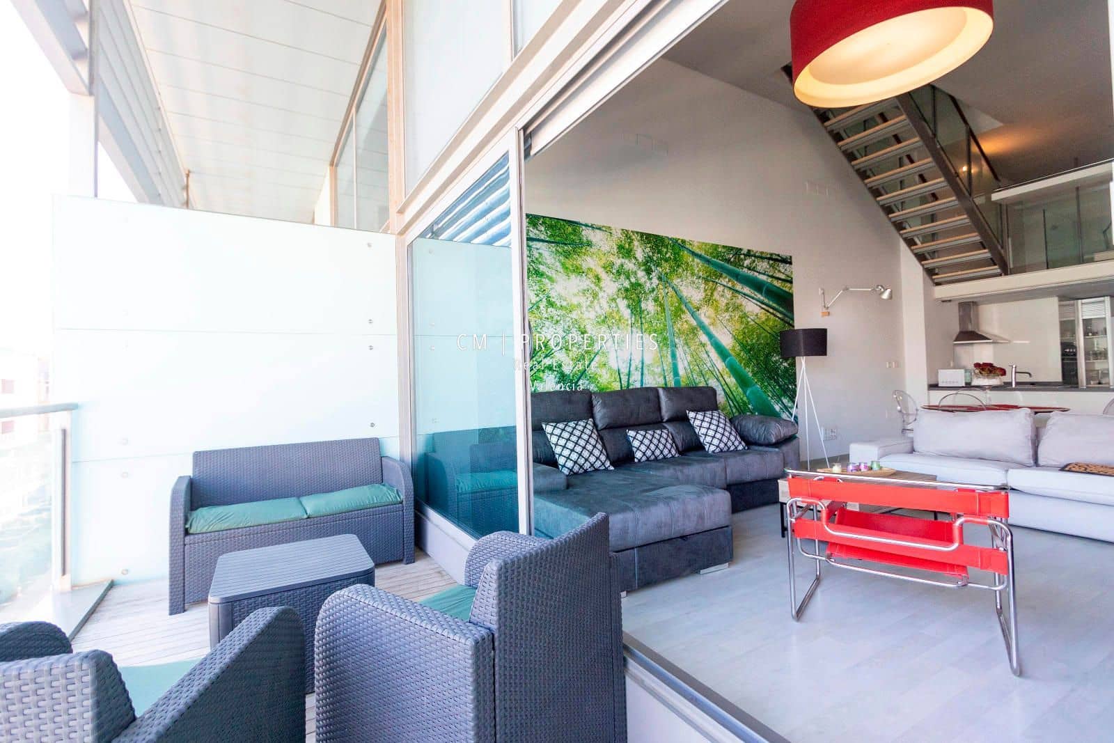 1 camera da letto Attico da affittare in Valencia citta con piscina garage - 1.250 € (Rif: 8634065)