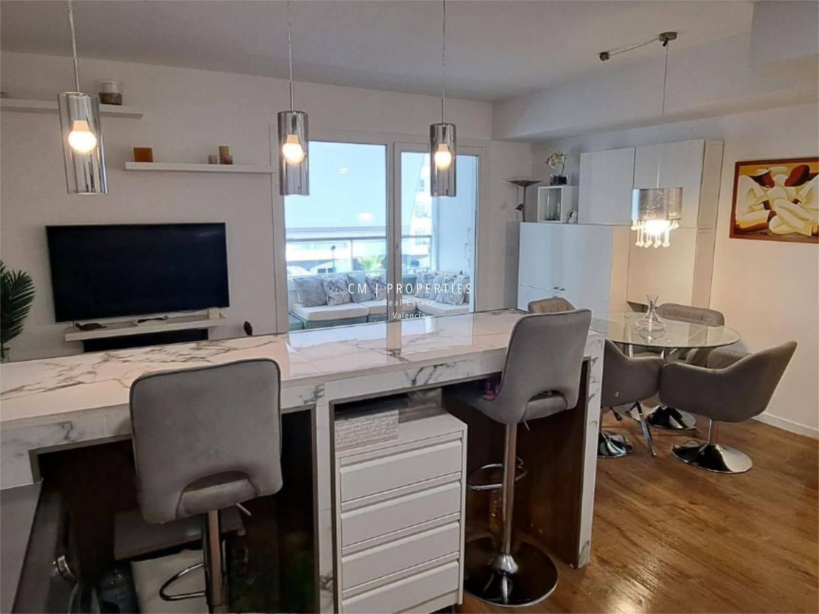 2 slaapkamer Flat te koop in Valencia stad met zwembad garage - € 465.000 (Ref: 9123555)