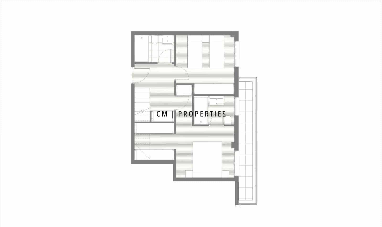 3 soveværelse Penthouse til leje i Valencia by med garage - € 5.000 (Ref: 9242085)