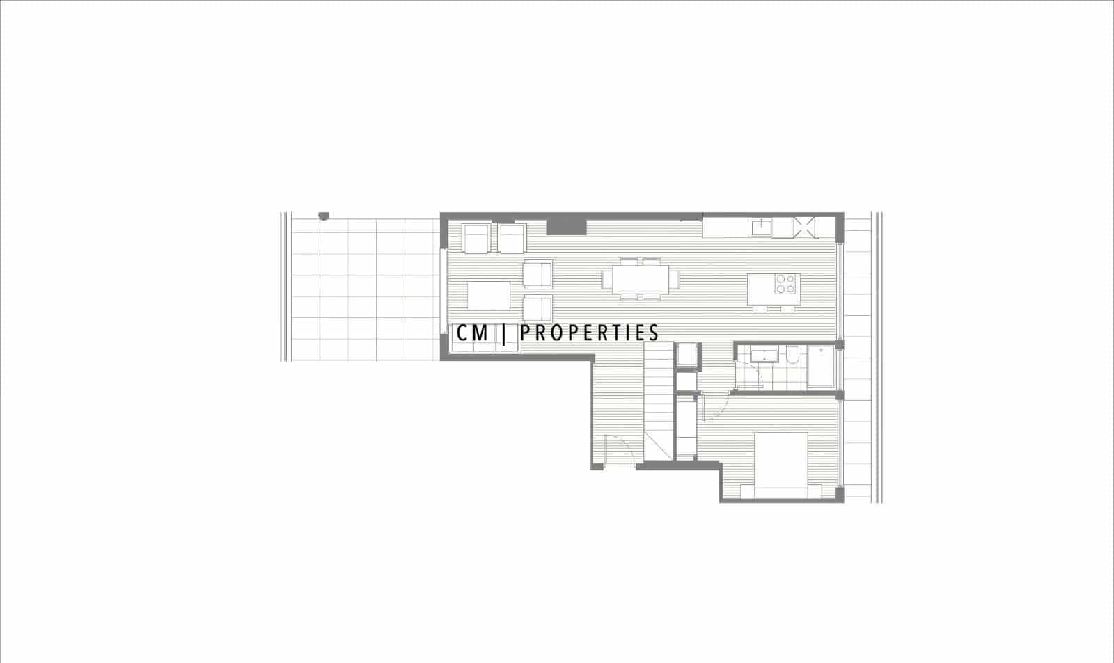 3 soveværelse Penthouse til leje i Valencia by med garage - € 5.000 (Ref: 9242085)