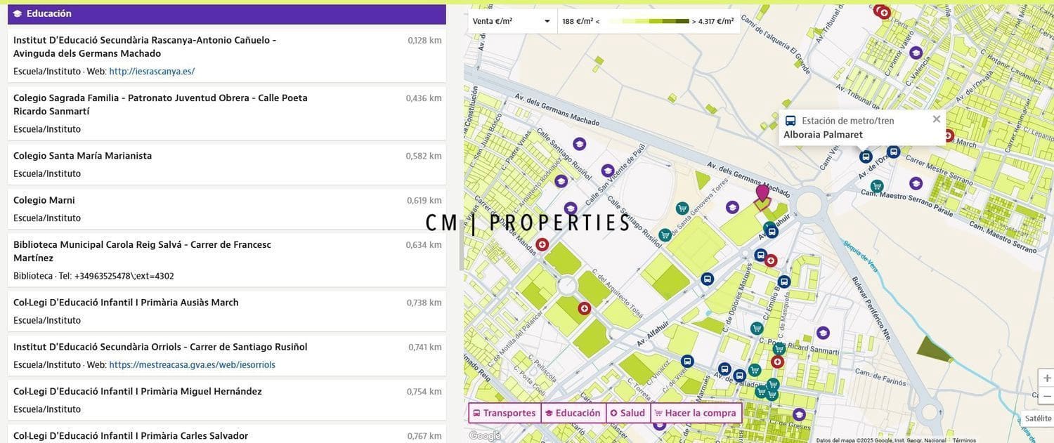 Lejlighed til salg i Valencia by med swimmingpool - € 285.000 (Ref: 9340105)