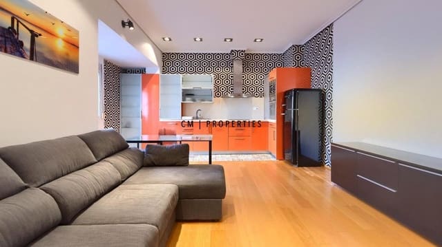 1 Zimmer Wohnung zu vermieten in València Stadt - 1.450 € (Ref: 9378297)