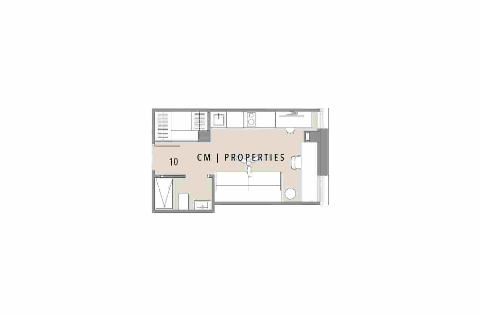 Flat for rent in Valencia city - € 850 (Ref: 9400050)