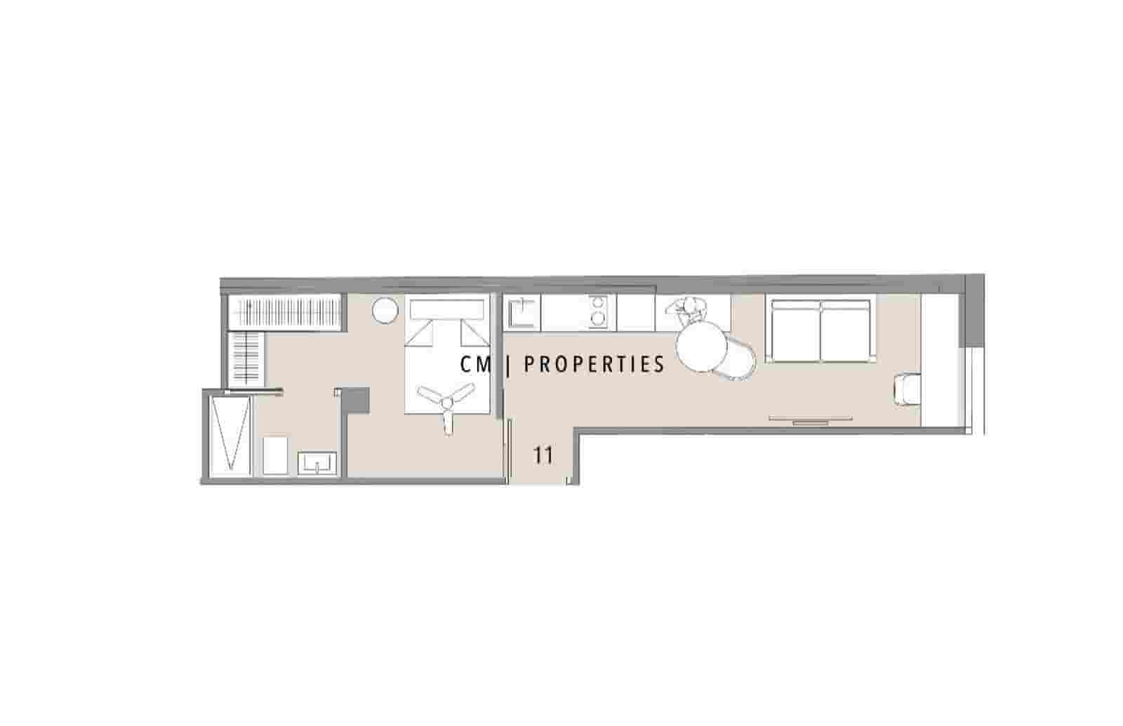 1 slaapkamer Flat te huur in Valencia stad - € 1.150 (Ref: 9400051)